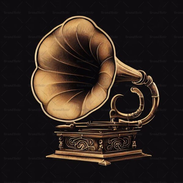 Antiker Grammophon